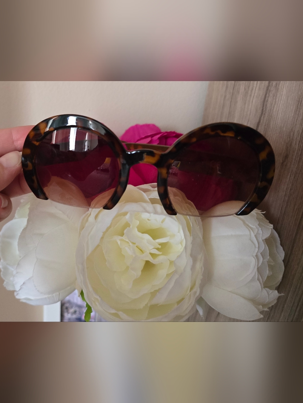 🕶Tortoiseshell Round Sunglasses - Brown Lenses